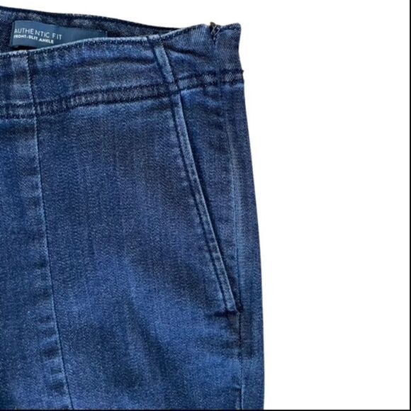 J. Jill Denim pants ~ size 10 ~ Authentic Fit ~ Front slit ankle - Picture 6 of 6